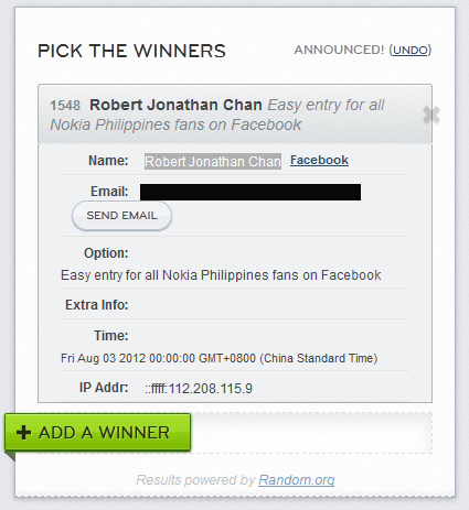 Nokia Asha 302 winner