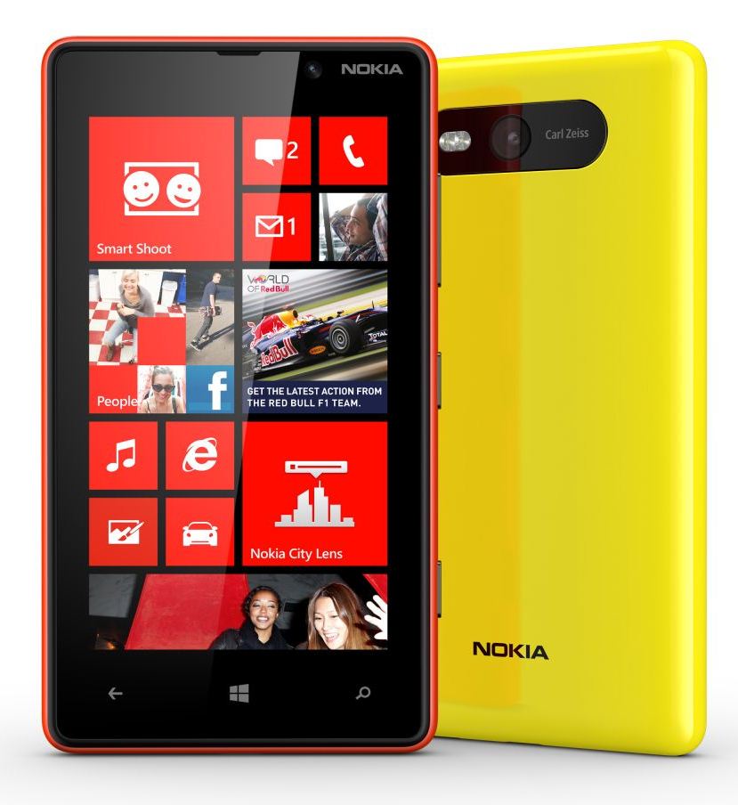 1200 nokia lumia 820 red and yellow