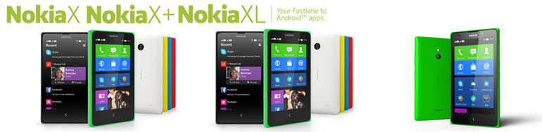 Nokia X phones all