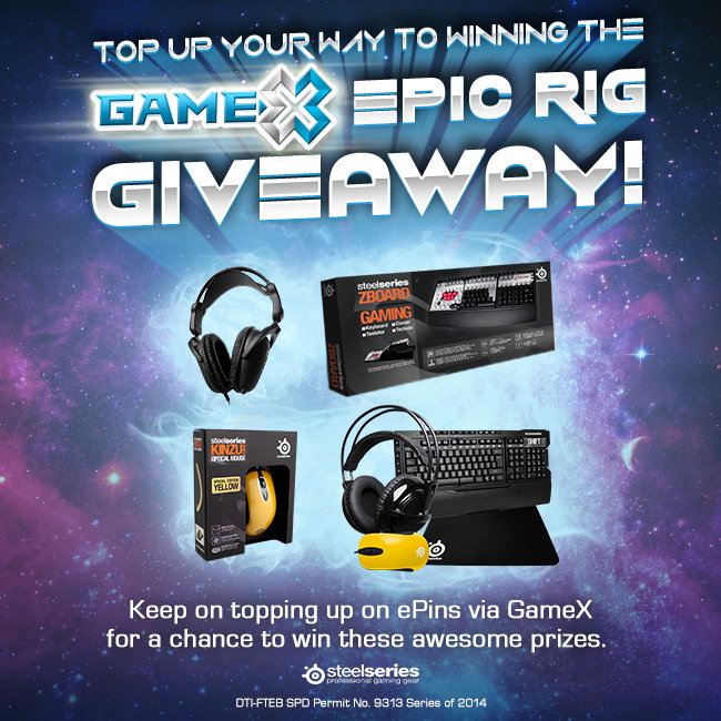 Gamex Epic Rig prizes