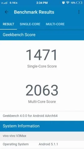 v3max geekbench4