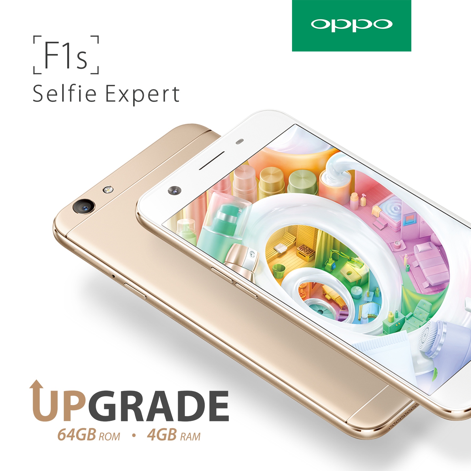 OPPO  F1s upgrades