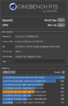 GE72VR Cinebench CPU