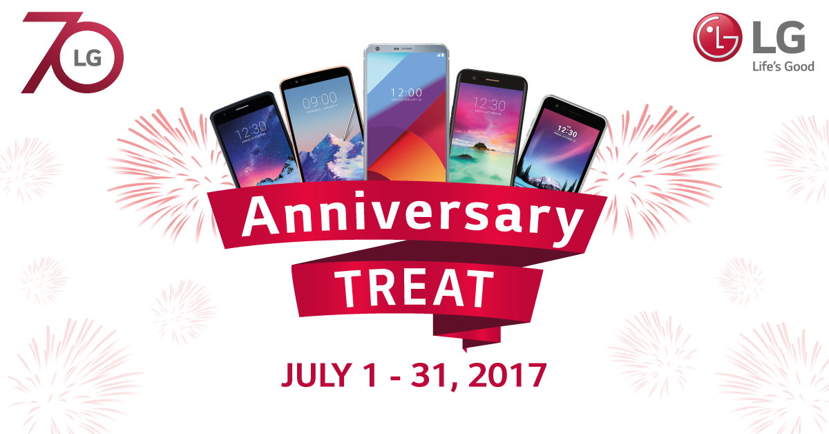 70th anniv LG Mobile banner