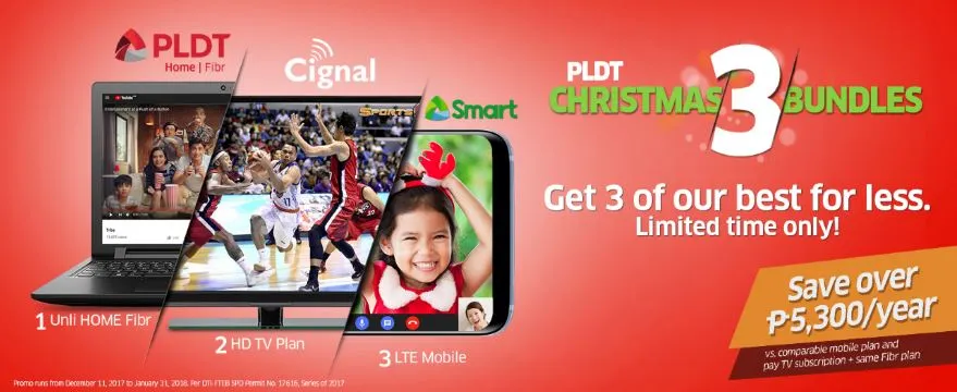 PLDT Christmas 3 Bundl