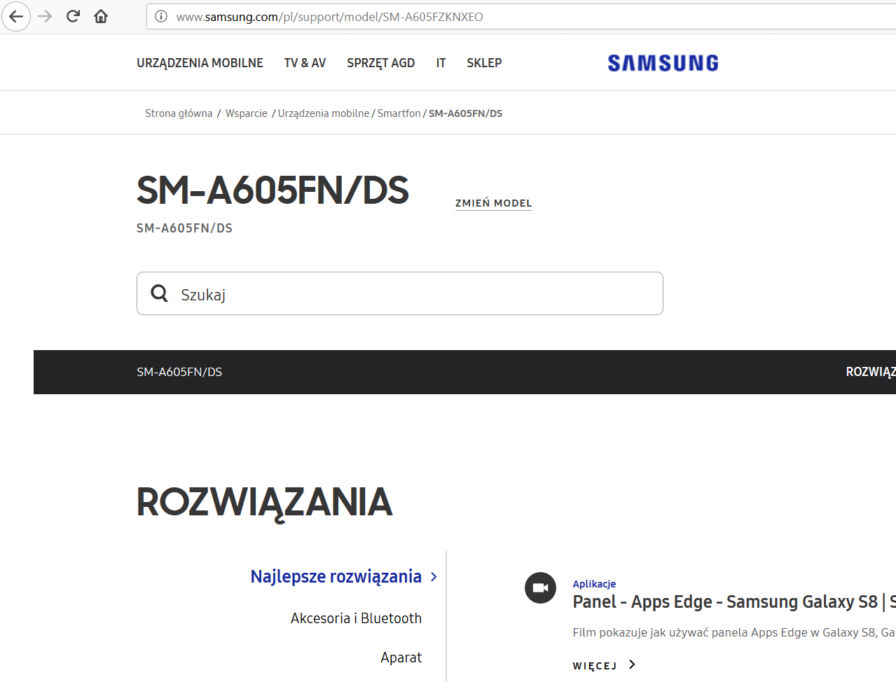 galaxy a6 plus support page