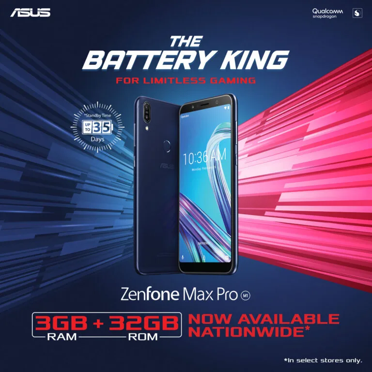 ZenFone Max Pro M1 3GB 32GB Variant Now Available