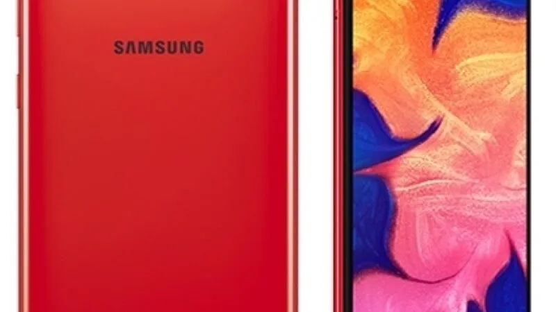 samsung galaxy a10 red