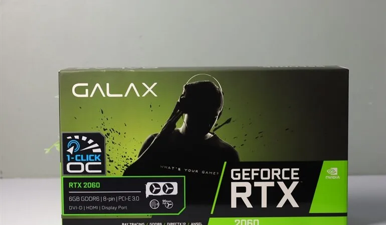 Galaxy RTX 2060 Product Photo Review 7