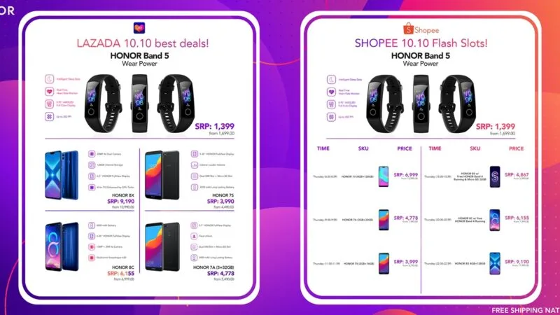 HONOR 10.10 Sale