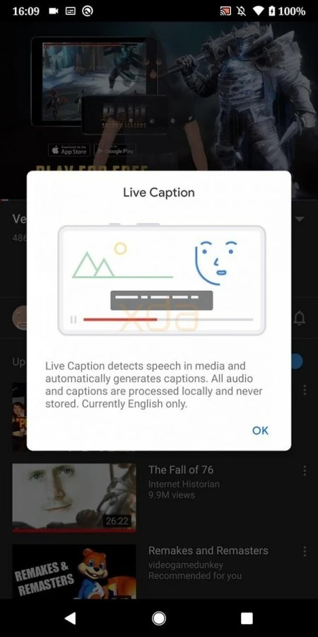 first look live caption 4