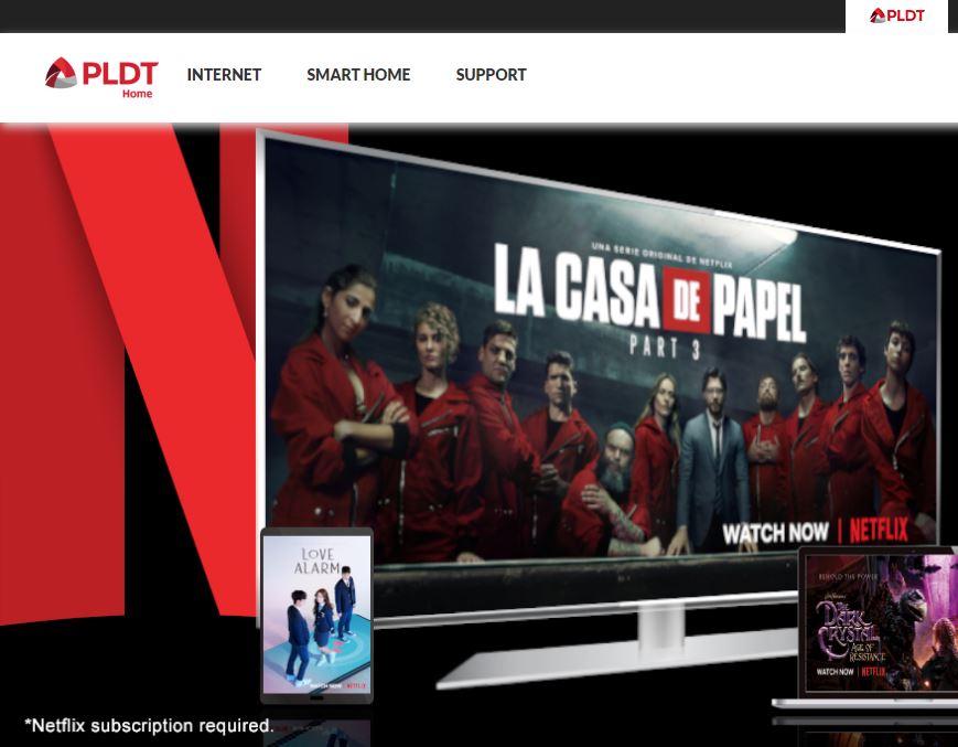 pldt netflix