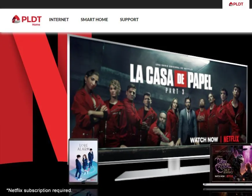 pldt netflix