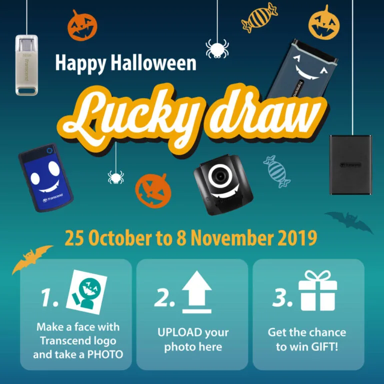 transcend halloween raffle 2019