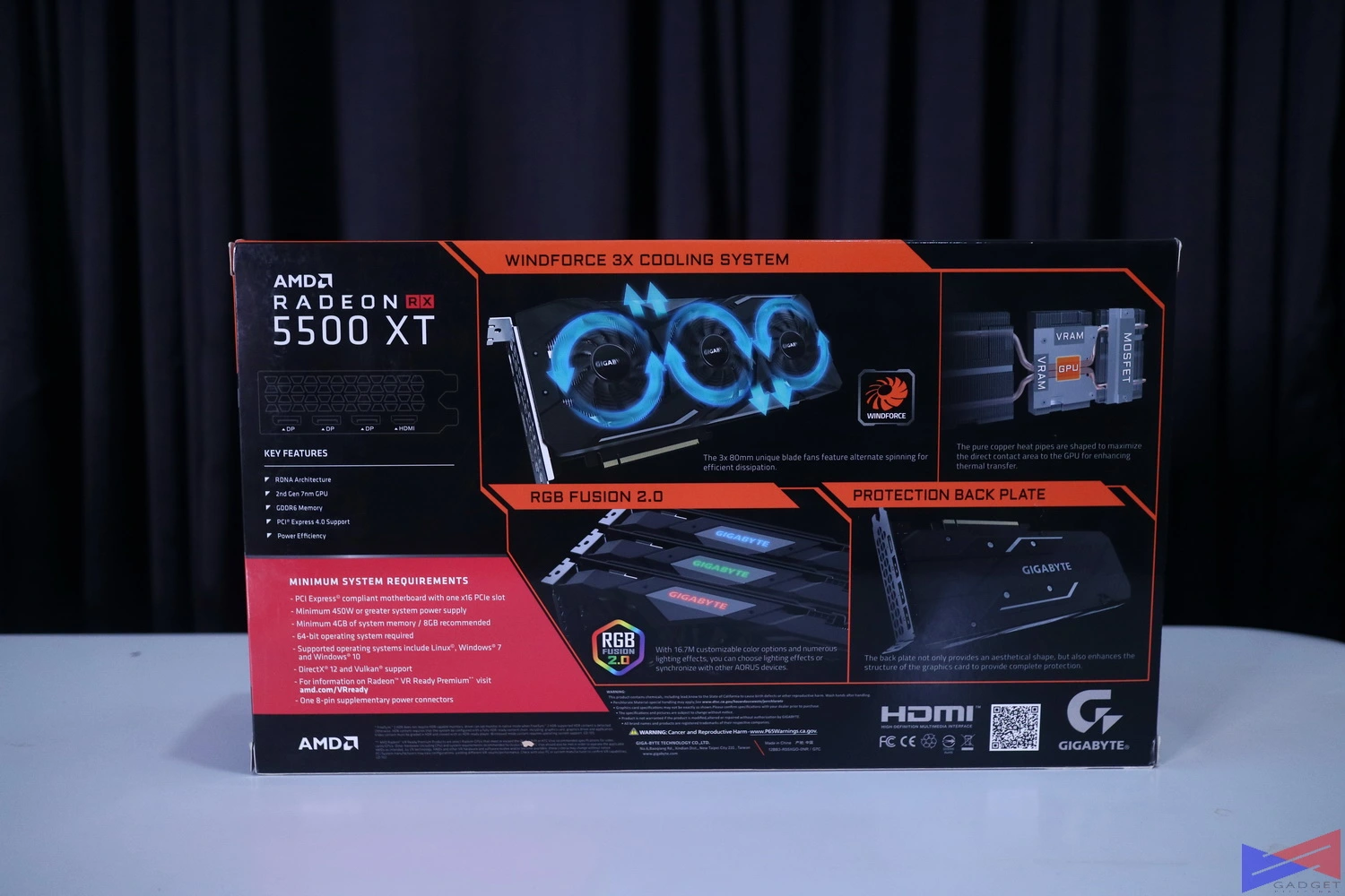 Gigabyte RX 5500 XT 8GB Gaming OC Review 007
