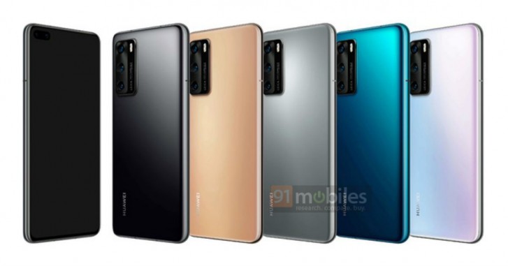 Huawei P40 Pro Render
