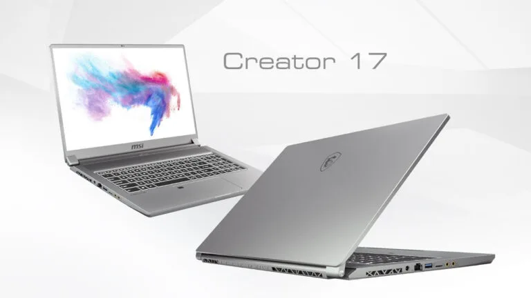 msi content creator laptops creator 17 2