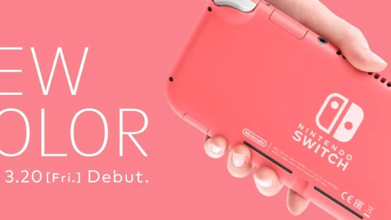 nintendo switch lite coral 4