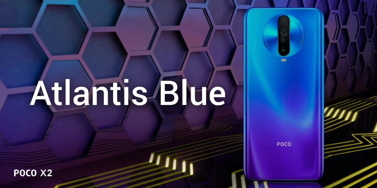 poco x2 atlantis blue