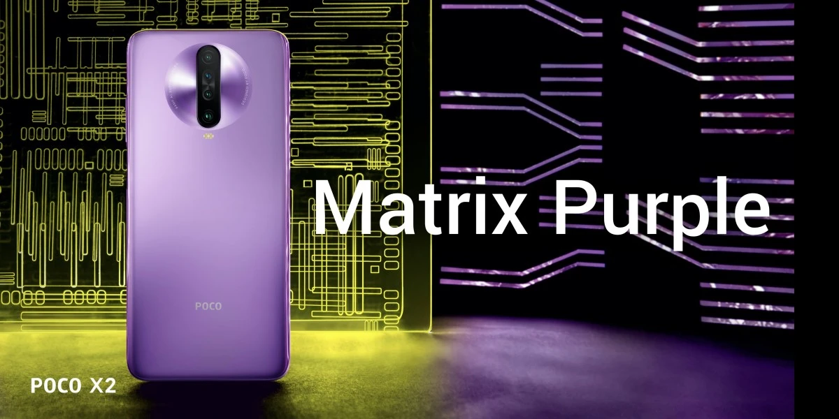 poco x2 matrix purple