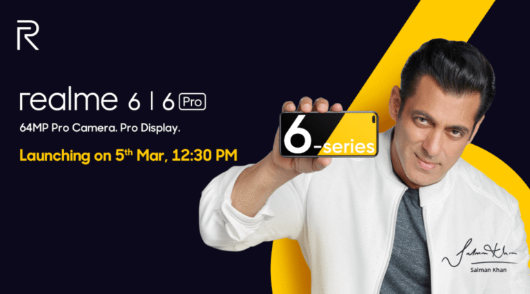 realme 6 and 6 pro launch date