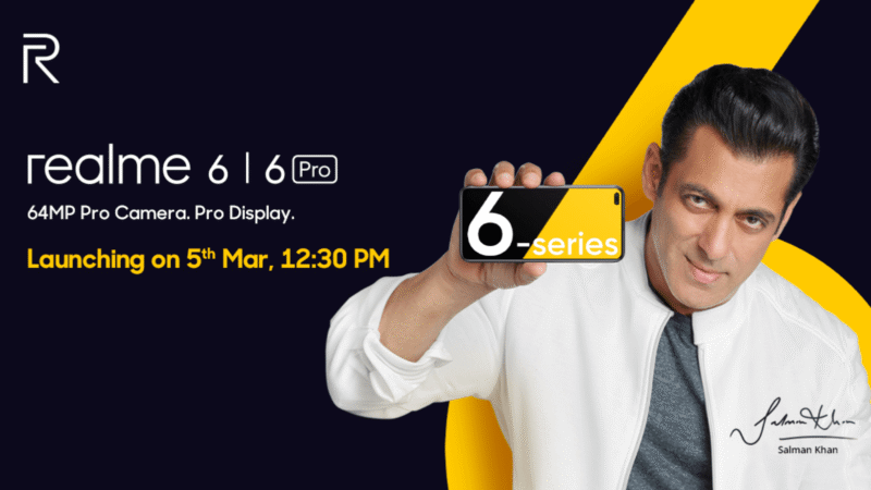 realme 6 and 6 pro launch date