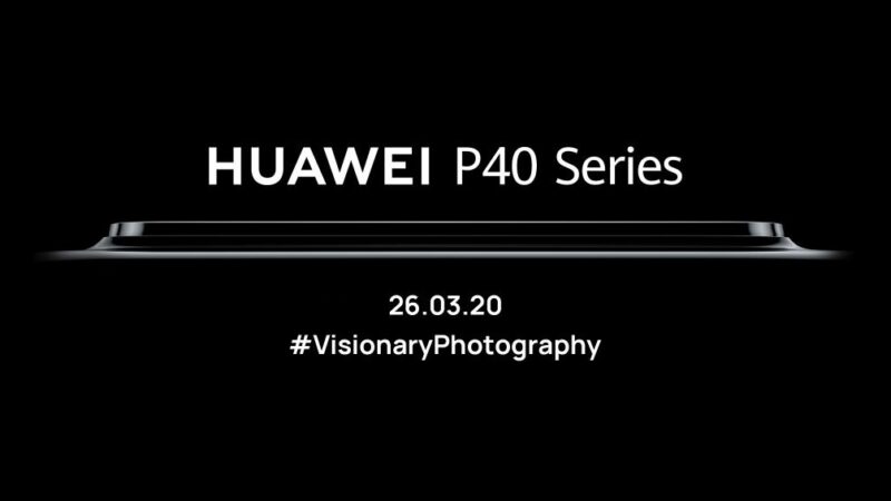 Huawei P40 Launch Teaser