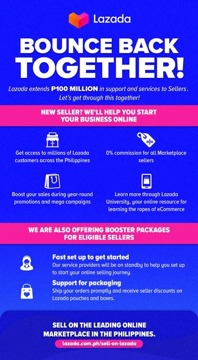 NEW SELLERS Lazada Bounce Back Together Program 1