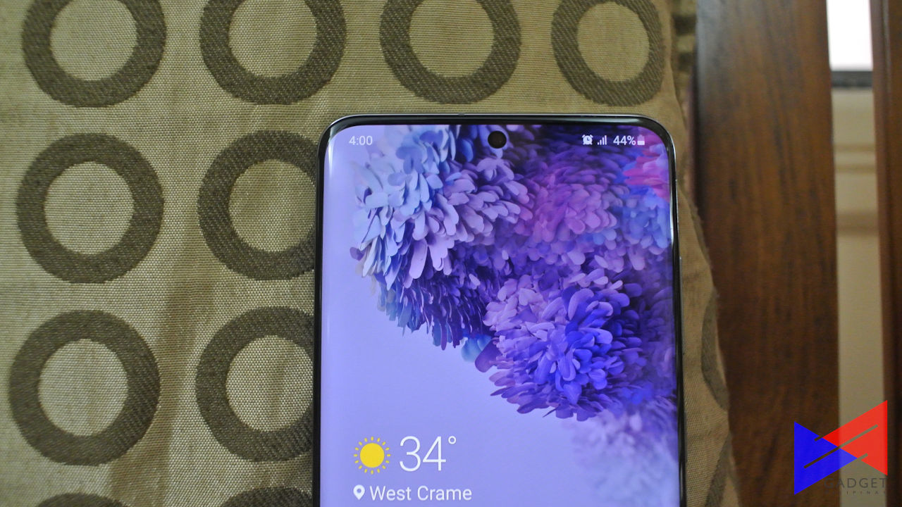 samsung galaxy s20 review front camera