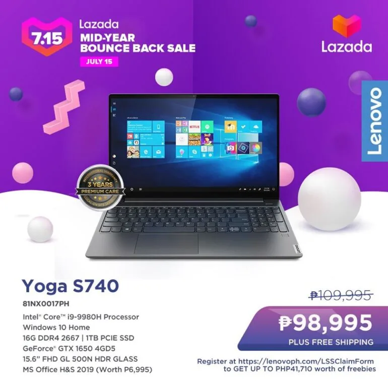 Lenovo Lazada Bounce Back Sale 10