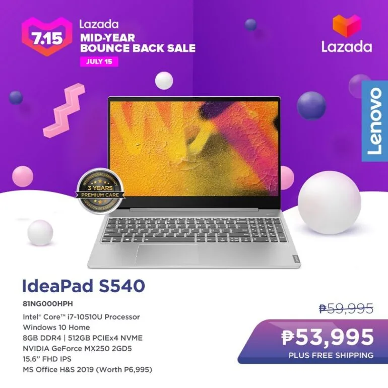 Lenovo Lazada Bounce Back Sale 15