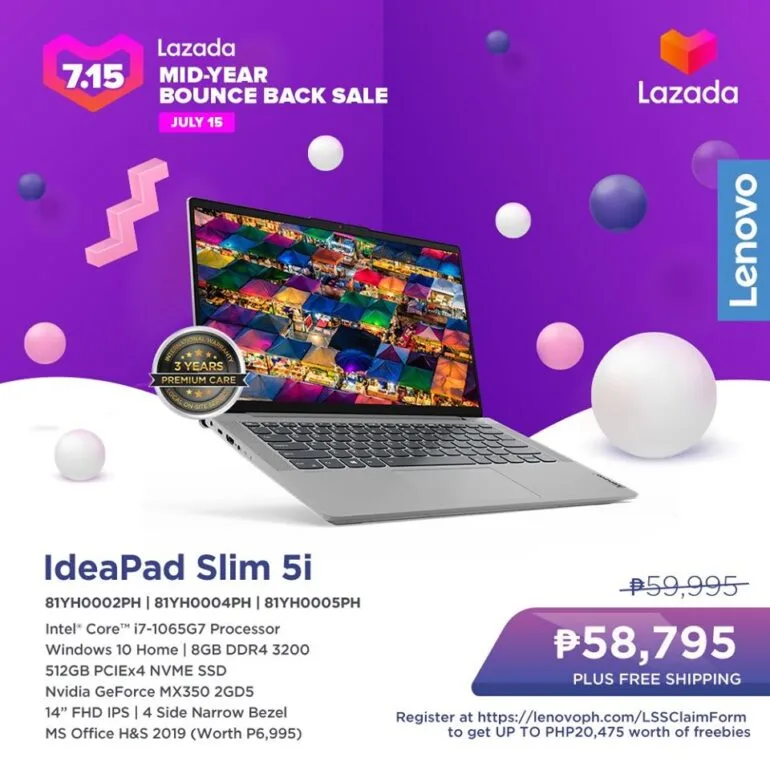 Lenovo Lazada Bounce Back Sale 6