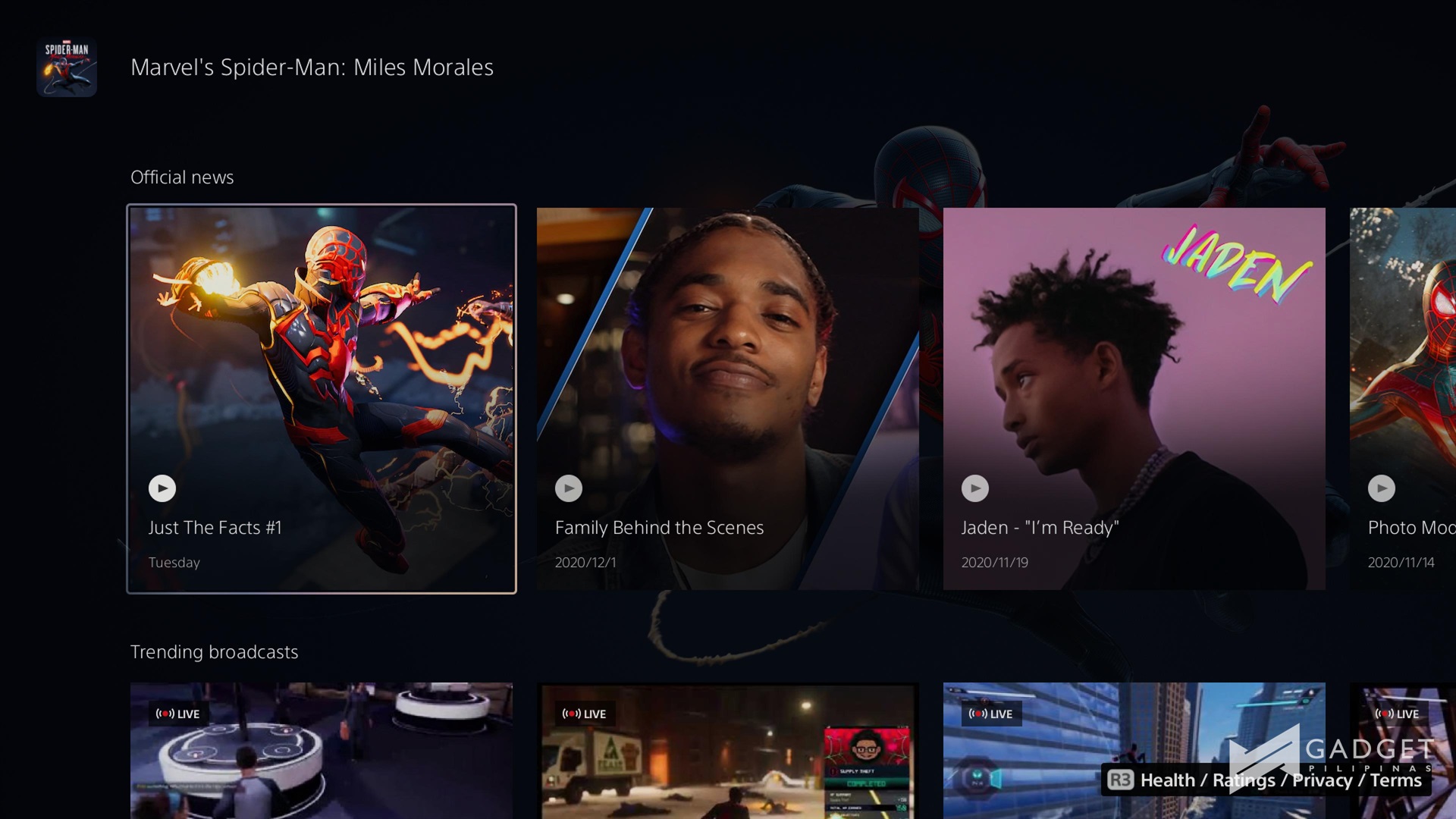 PS5 Review GP UI18
