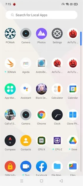 realme Narzo 20 System 10