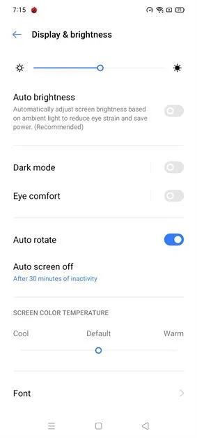 realme Narzo 20 System 12
