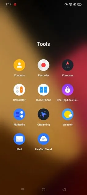 realme Narzo 20 System 8