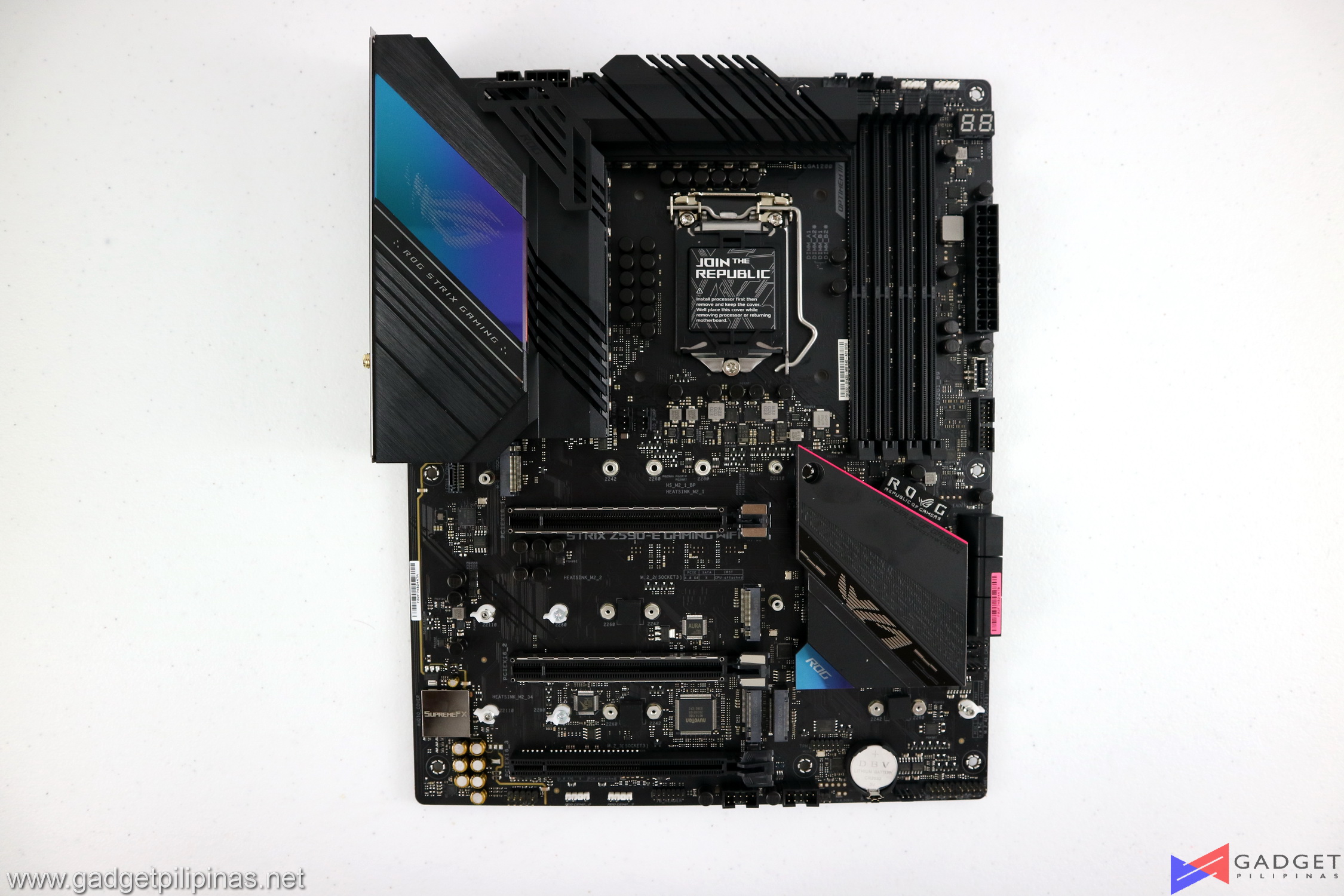 ASUS ROG Strix Z590 E Gaming Motherboard Review No Heatsink