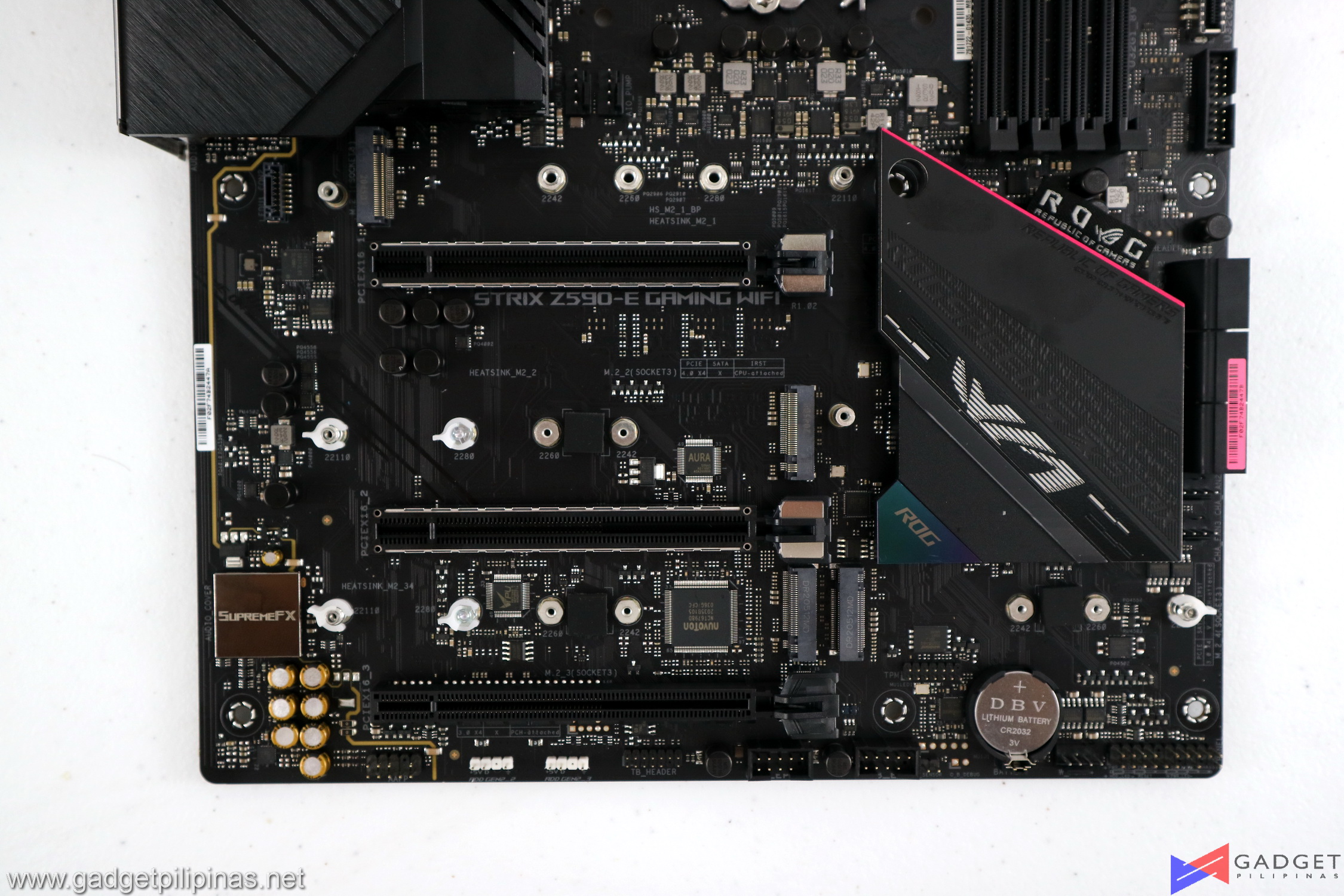 ASUS ROG Strix Z590 E Gaming Motherboard Review PCIE