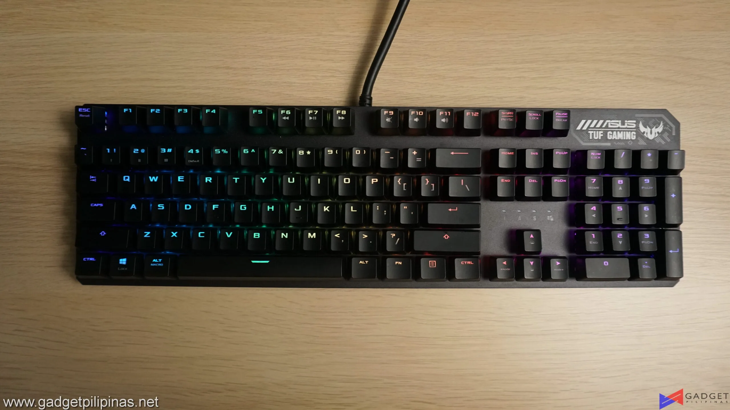TUF ROG Christmas Gift Ideas for Gamers ASUS TUF K3 Gaming Keyboard 14