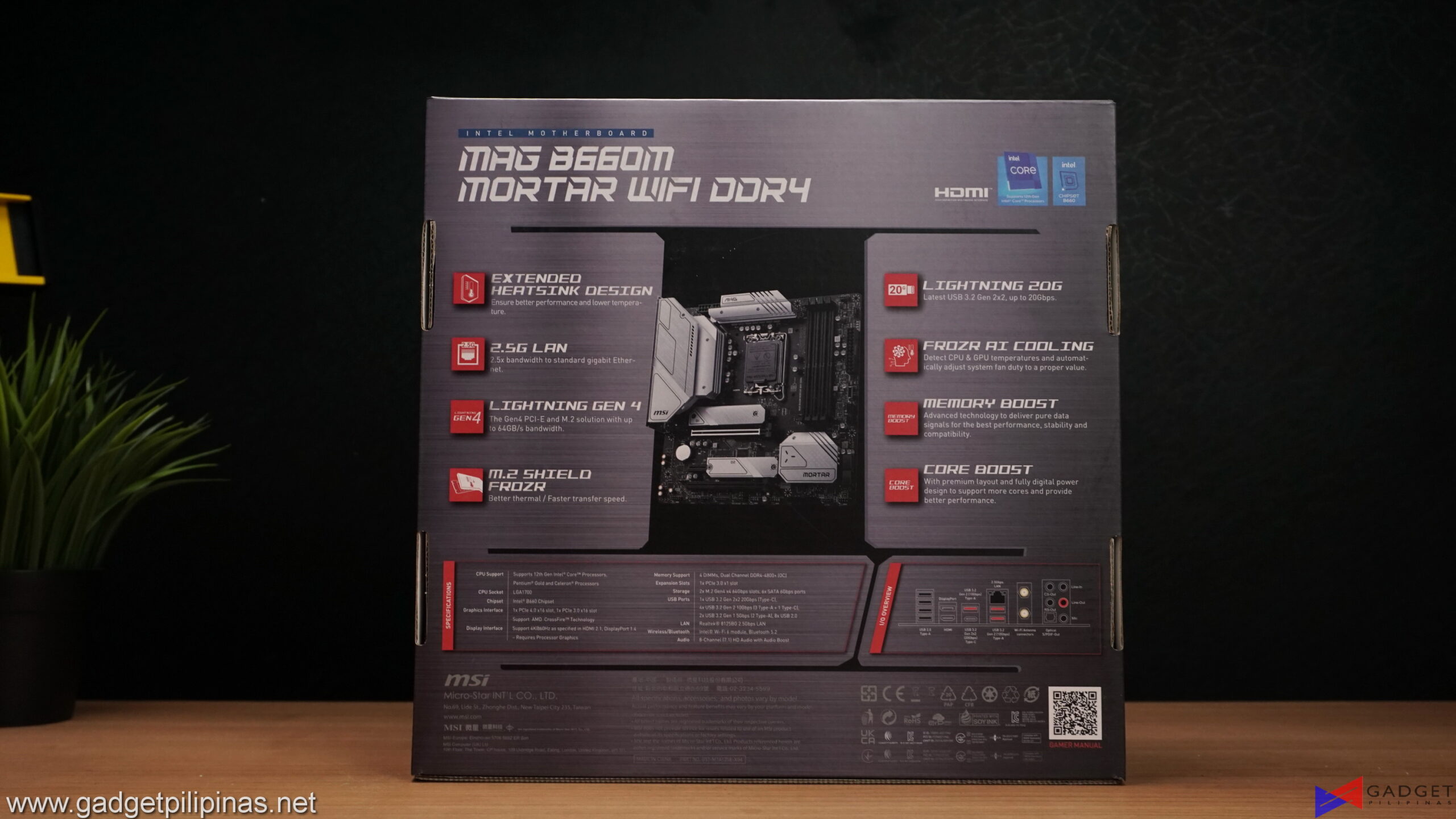 MSI MAG B660M Mortar WiFi DDR4 Motherboard Review 018