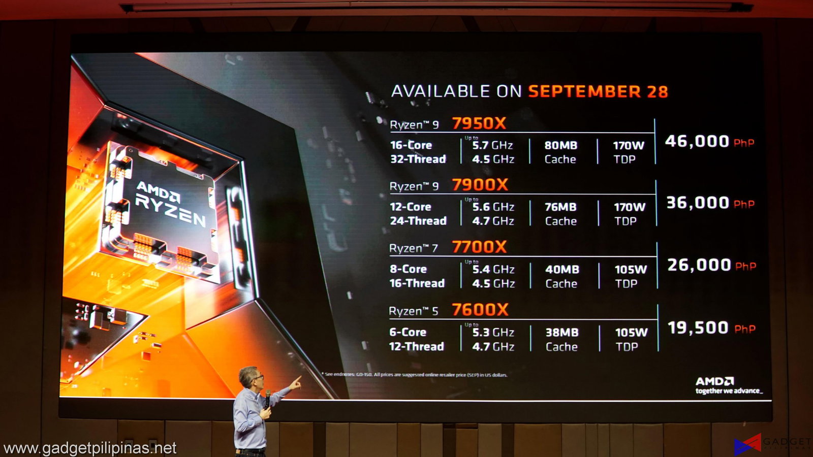 AMD Ryzen 7000 Series PH Price - AMD Ryzen 7000 philippines pricing srp