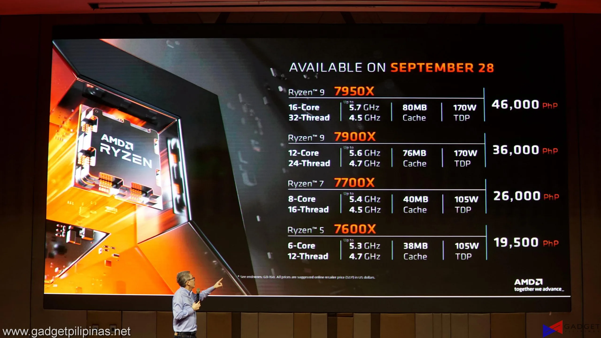AMD Ryzen 7000 Series PH Price - AMD Ryzen 7000 philippines pricing srp