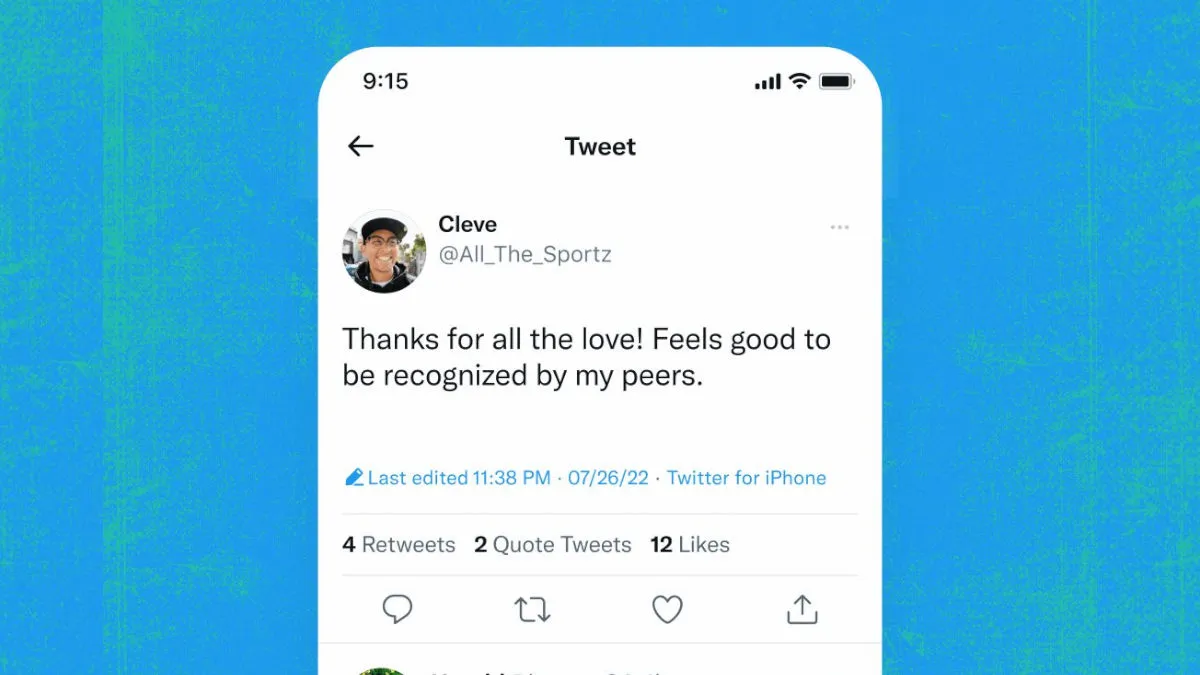 Twitter blue - Edit Tweets Feature