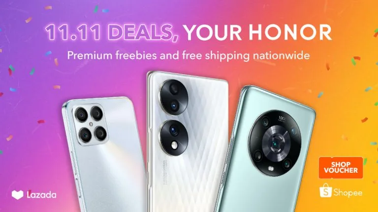 HONOR - Lazada and Shopee 11.11 sale