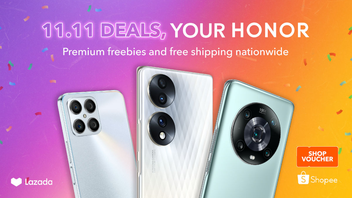 HONOR - Lazada and Shopee 11.11 sale