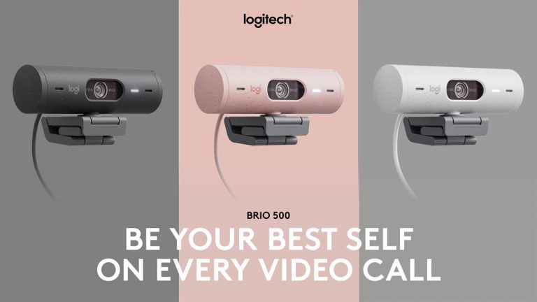 Logitech Brio 500 and Zone Vibe Headphones (4)