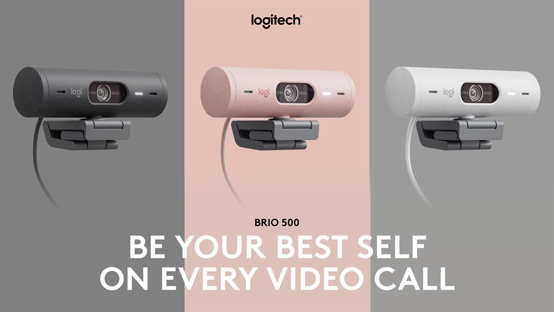 Logitech Brio 500 and Zone Vibe Headphones (4)