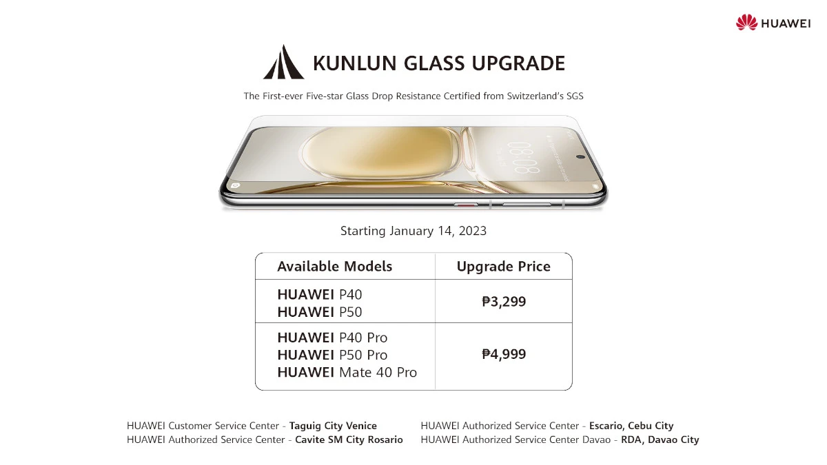 Huawei Kunlun Glass upgrade