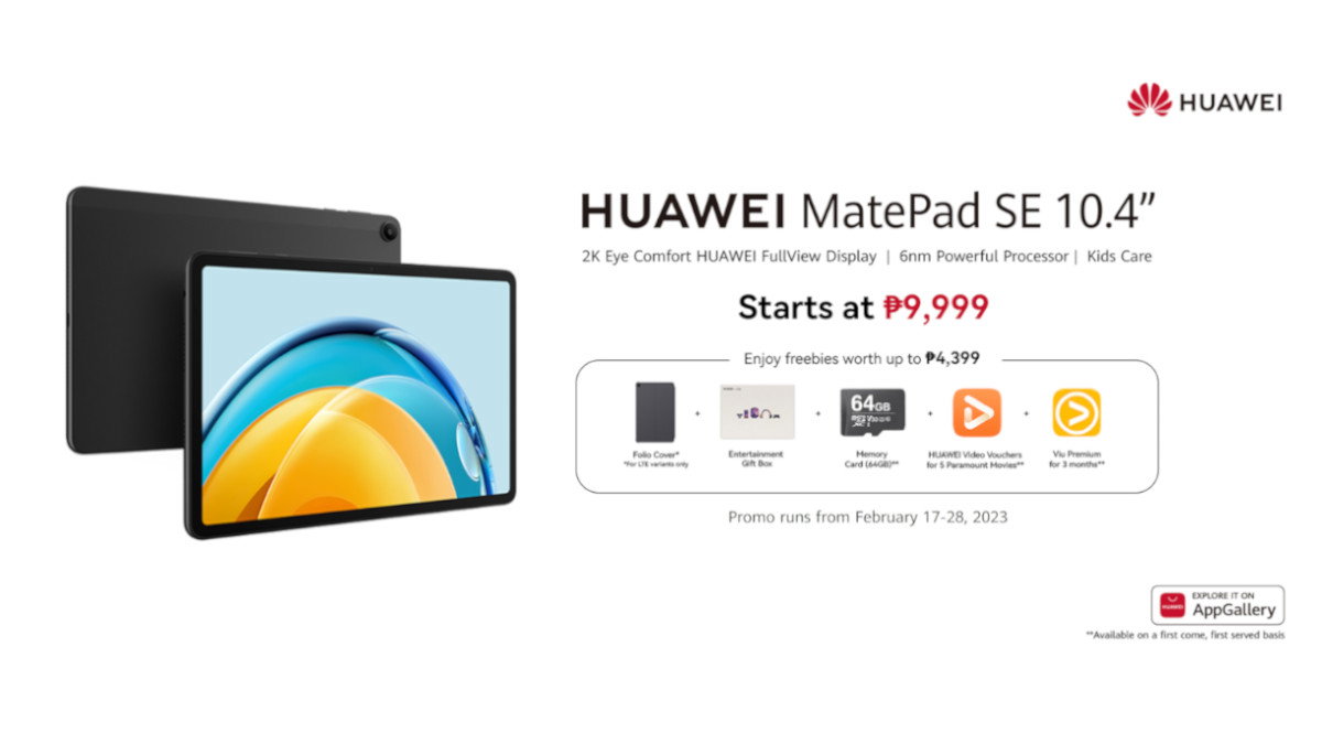 Huawei MatePad SE - Philippine official launch