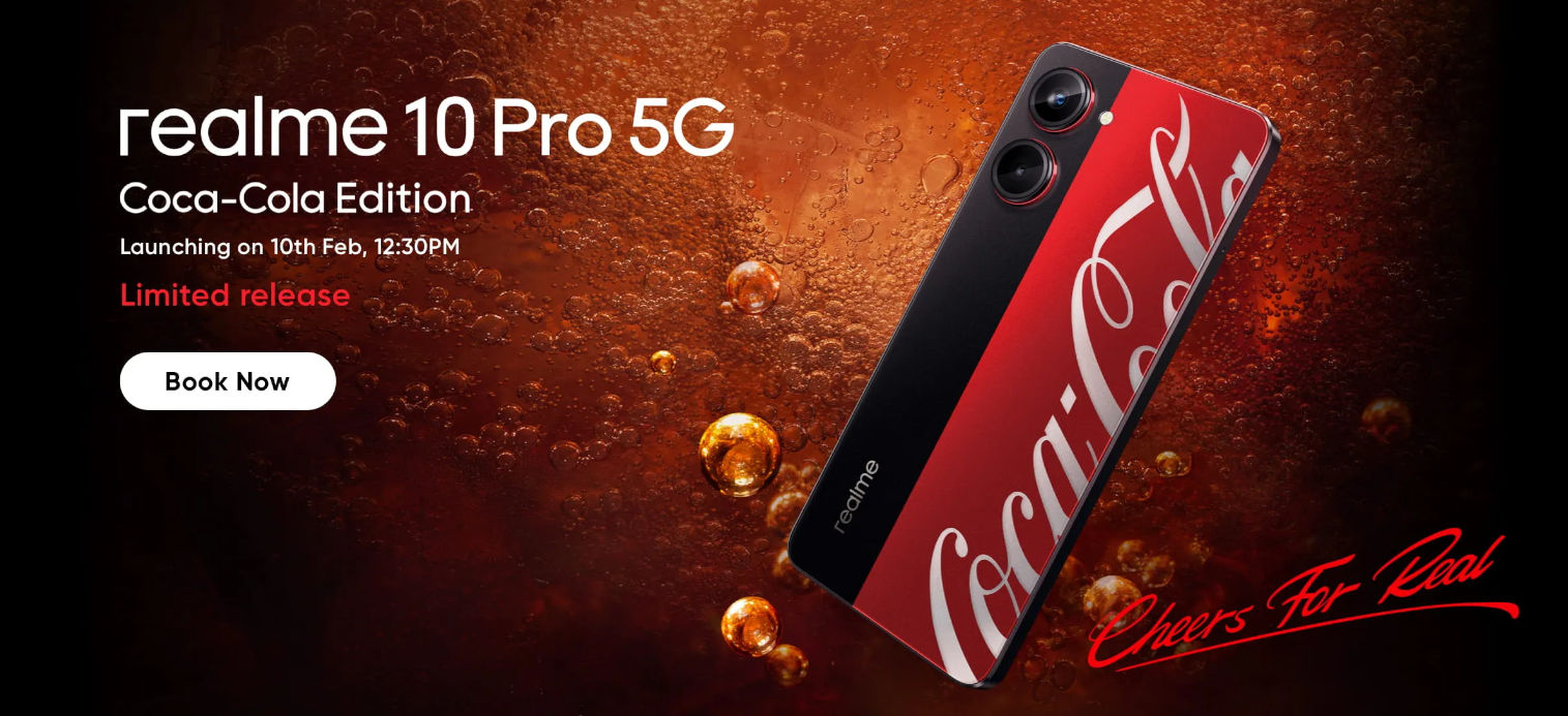 realme 10 Pro 5G Coca-Cola Edition - launch date - reveal